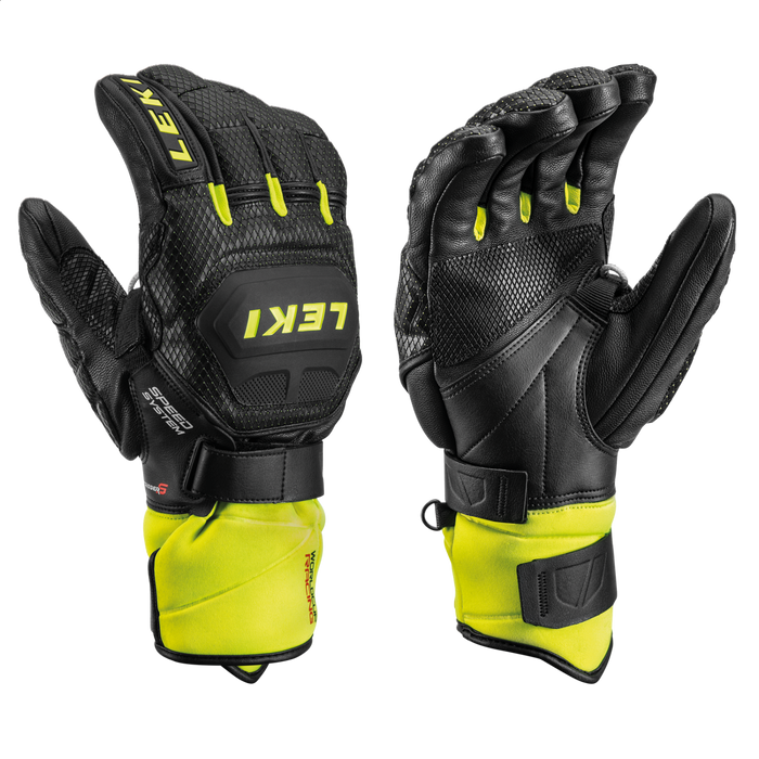 Gants LEKI WC Race Flex Speed S noir/jaune