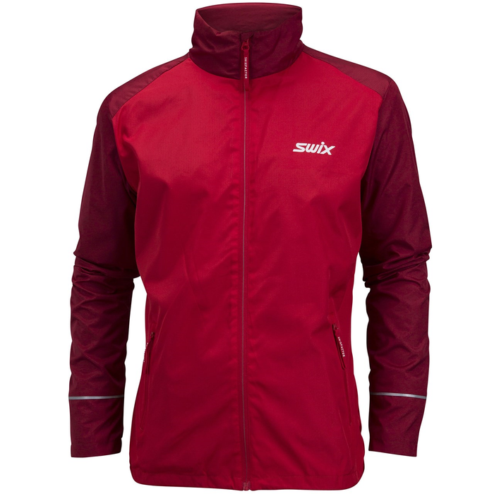 SWIX Langlaufjacke Trails JKT rot/schwarz