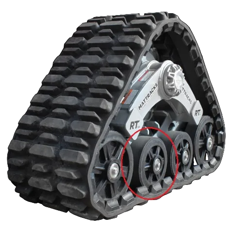 MATTRACKS wheel assy 6" ATV chain system