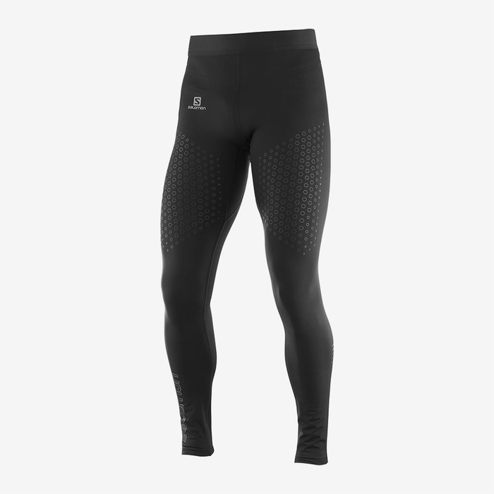 SALOMON pants Exo Motion Long Tight black