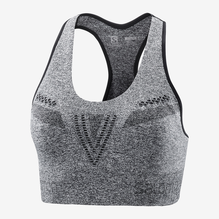 SALOMON Sport-BH Move On Bra W grau