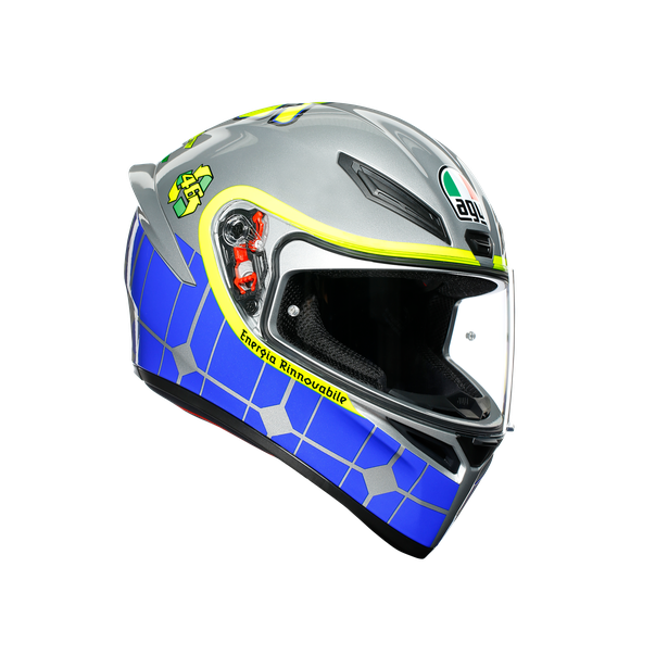 Casque AGV K1 Mugello 2015 argent/bleu