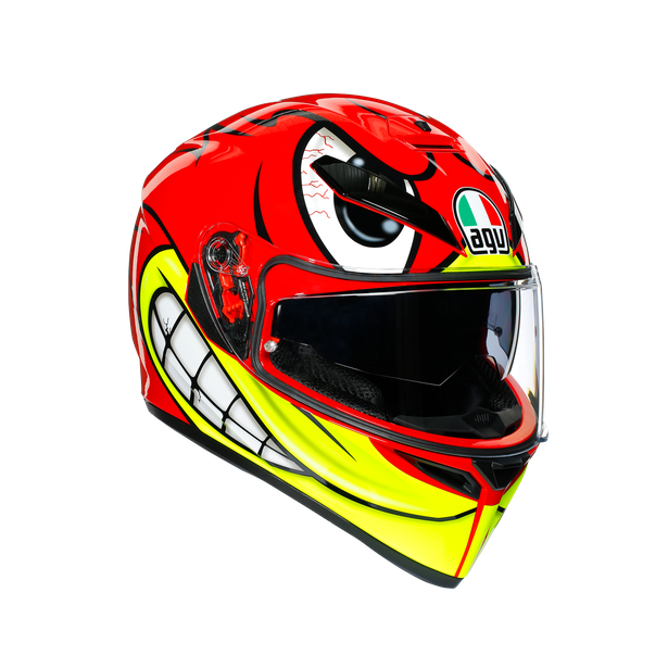 Casco AGV K3 SV Birdy rosso/giallo