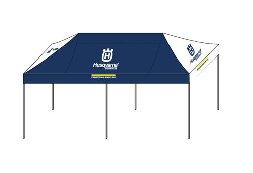 HUSQVARNA tetto tenda HUS 6x3 blu/bianco