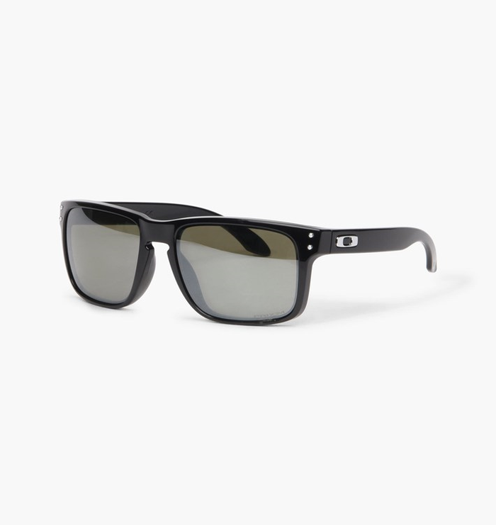 OAKLEY Sonnenbrille Holbrook poliert schwarz mit Prizm Black Iridium