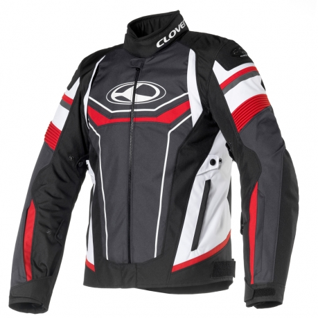 Giacca CLOVER Airblade 3 bianca/rossa