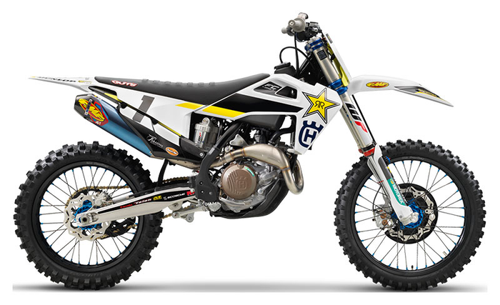 HUSQVARNA plastikinis priekinis žibintas šoninis LH/RH Rockstar FC/TE 300/450 '19-'20 su lipduku