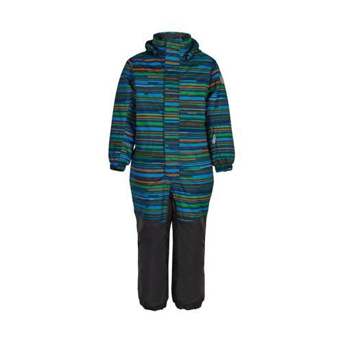 COLOR KIDS vinteroveralls AOP dreng blå/grøn