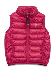 color-kids-veste-waistcoat-packable-red