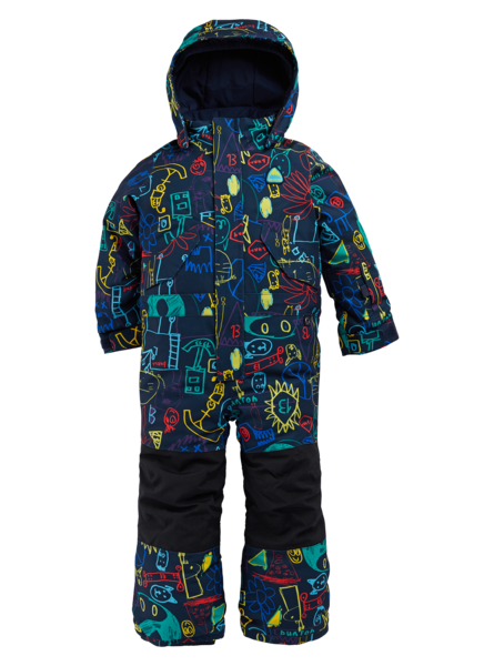 BURTON dragt TD One Piece mørkeblå/multi
