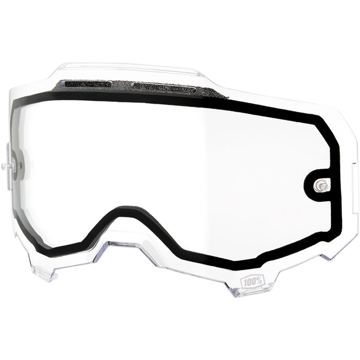 100% goggles lense Armega Dual Vent clear