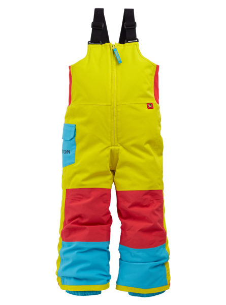 BURTON pants TD Maven Bib yellow/red/blue