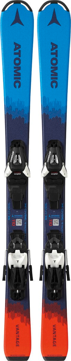 ATOMIC Alpinski mit Bindungen Vantage JR blau/rot