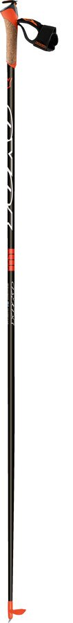 YOKO langrendsstave 6700-serien Free Shaft sort/orange med YQR1-greb