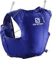 SALOMON giacca con idrante Adv Skin 8 Set W blu