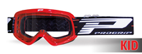 Occhiali PROGRIP 3101CH rossi con lenti trasparenti 3113