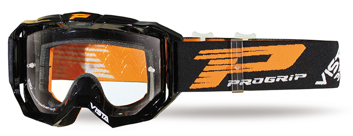 PROGRIP okulary 3303 Vista czarne z przezroczystymi 3310 z XLens