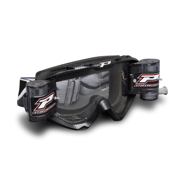 PROGRIP Brille mit Roll Off XL 3450 carbon mit klarer 3215