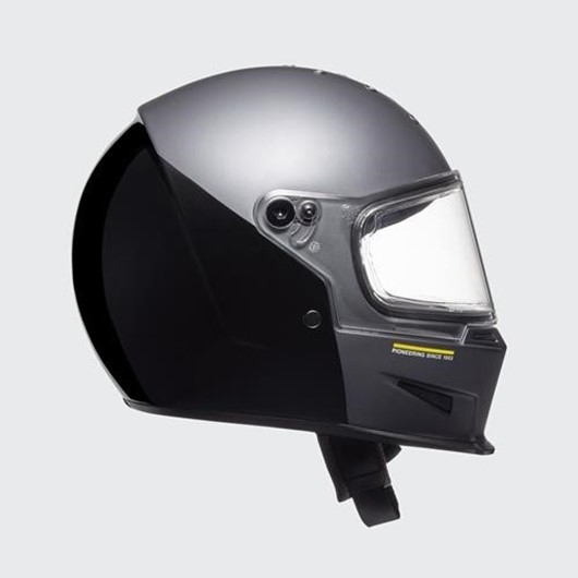 HUSQVARNA hjelm Eliminator sølv/sort
