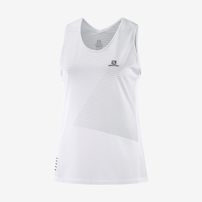 SALOMON canotta Sense Tank W bianca