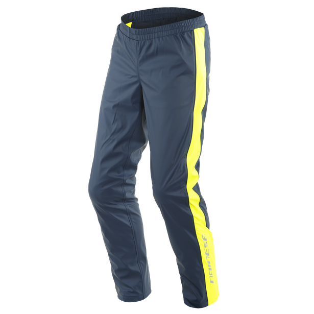 DAINESE regnbukser Storm 2 Unisex blå/gul fluo