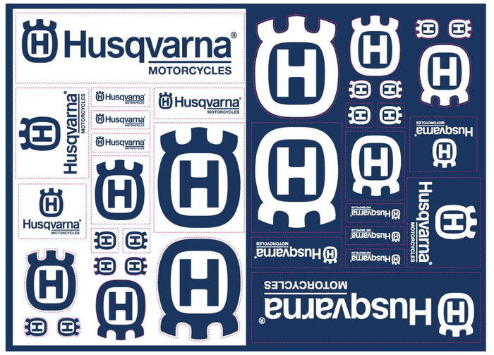 Set d’autocollants HUSQVARNA
