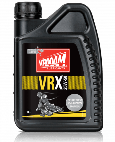 VROOAM olie 4T VRX Pro Dirt Bike Semi-syntetisk 25W-50 1L