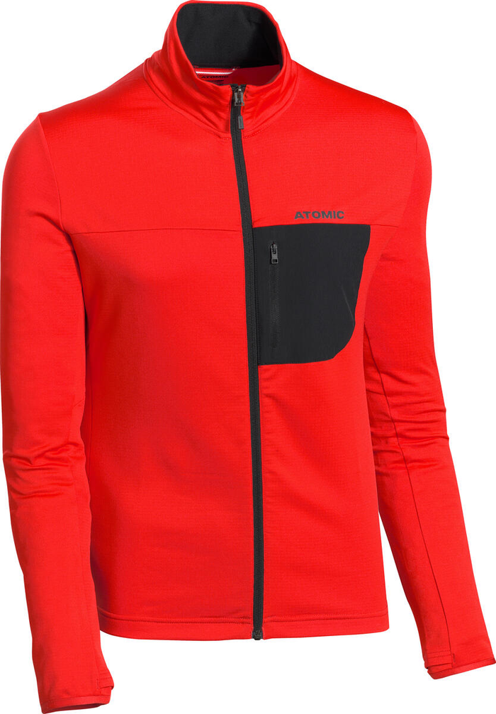 ATOMIC jas Savor Fleece Jas rood/zwart