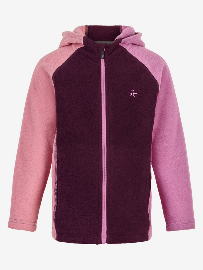 Kurtka z kapturem COLOR KIDS Fleece JKT różowo-fioletowa