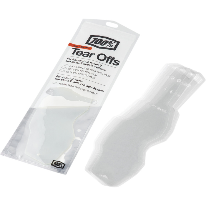 100% Tear Off Youth 20 pcs Gen2 Aircraft2/Strata2