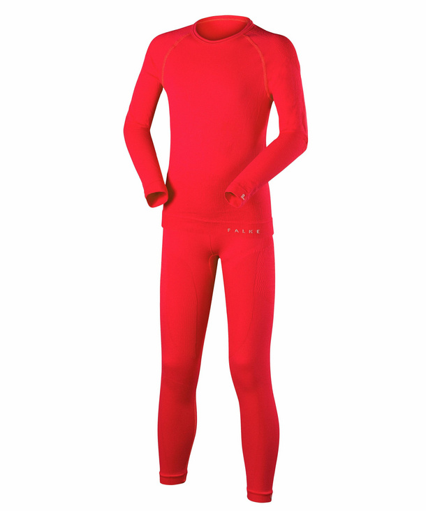 Set thermique FALKE Kids Set MW orange