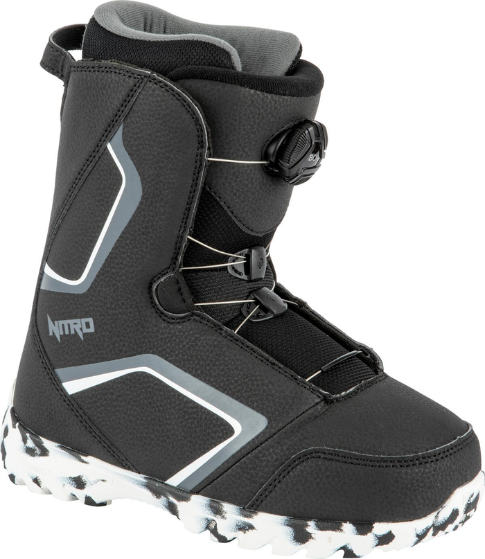 NITRO boots Droid Boa black/white/charcoal
