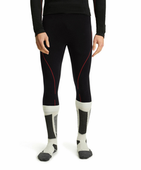 FALKE Thermohose 3/4 MW schwarz/rot