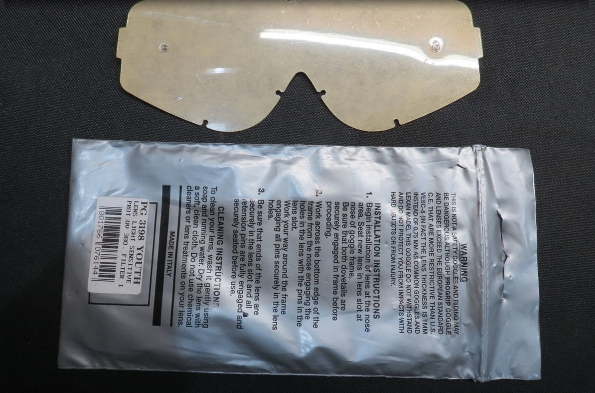 PROGRIP vaikų jautrių akių apsauga UV380 lęšiai