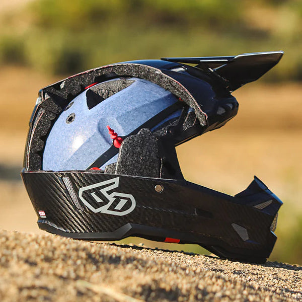 Casco 6D BMX/DH ATB-3 LS opaco giallo neon