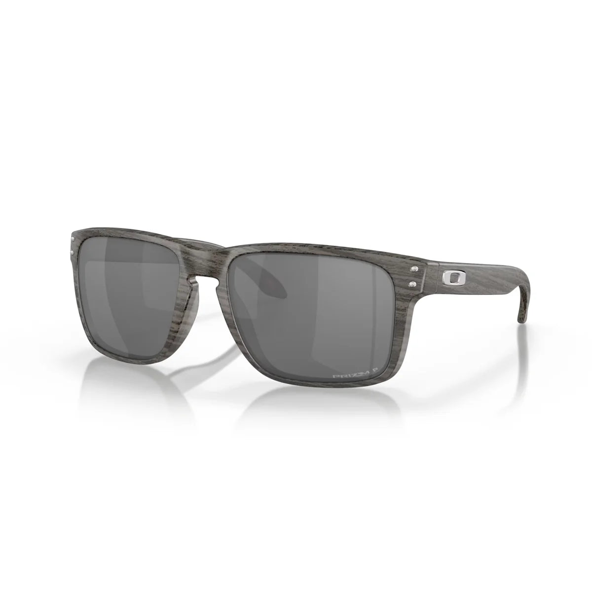 OAKLEY solbriller Holbrook XL woodgrain grey m/prizm sort polariseret