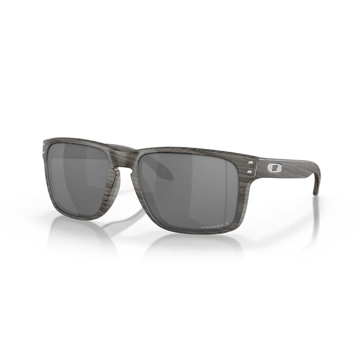 OAKLEY solbriller Holbrook XL woodgrain grey m/prizm sort polariseret