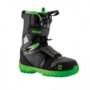 NITRO zābaki Rental Youth QLS black/green 22.0