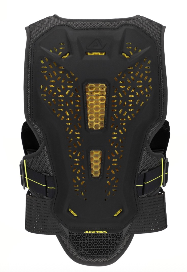 ACERBIS DNA 2.0 must/kollane kehakaitse