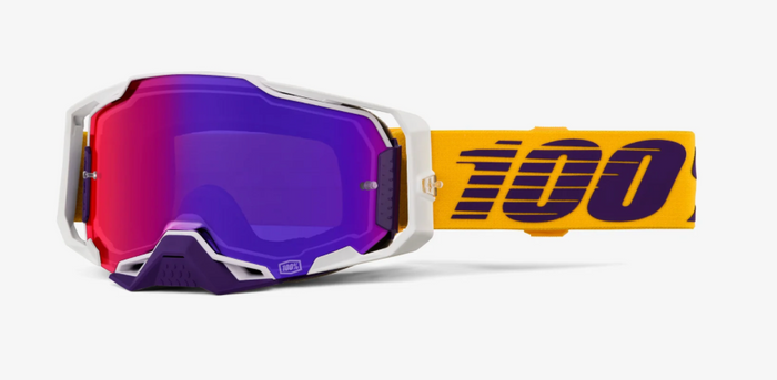 100% goggles Armega Difenbak w/mirror purple