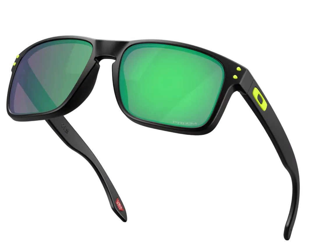OAKLEY solbriller Holbrook mat sort med Prizm Road Jade