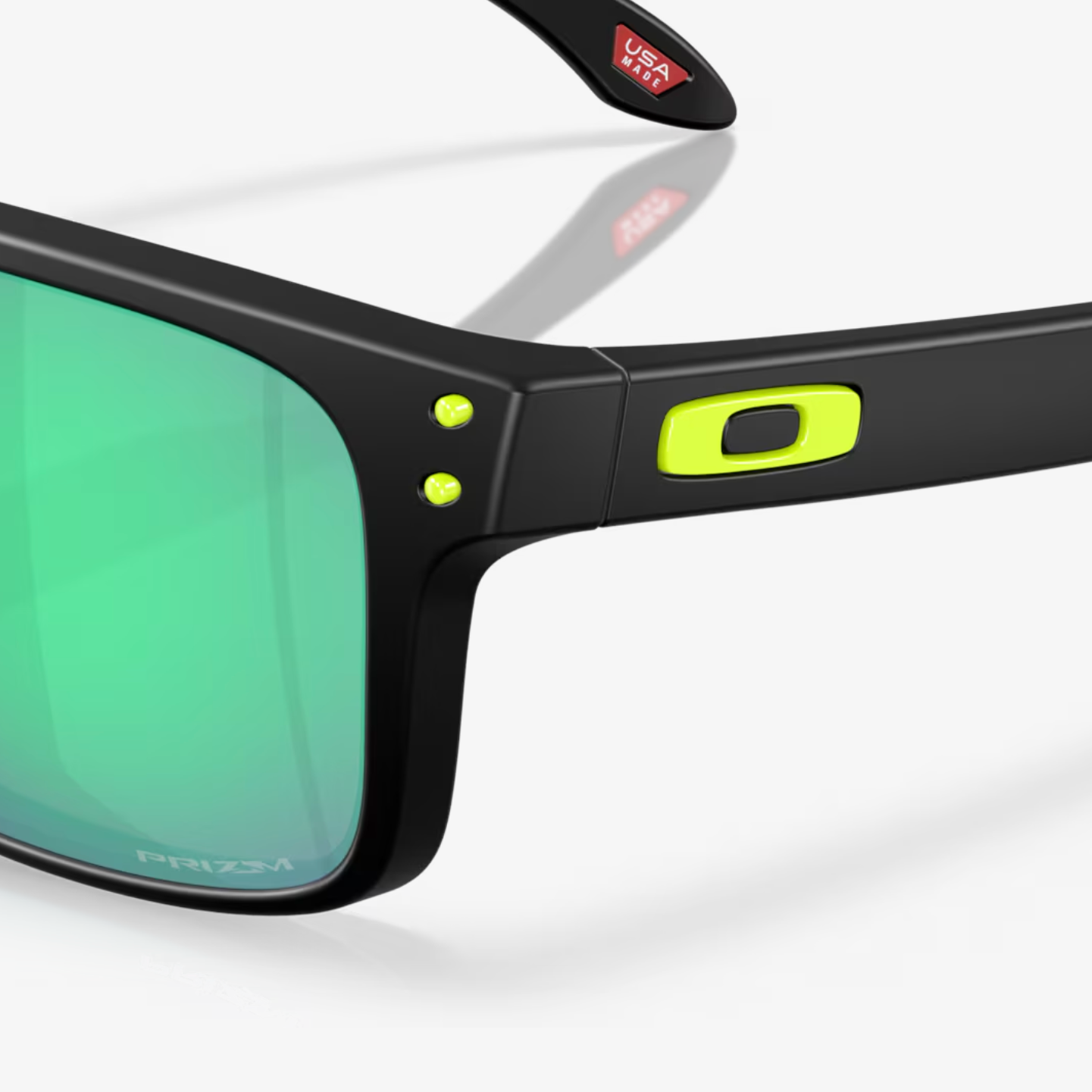OAKLEY solbriller Holbrook mat sort med Prizm Road Jade