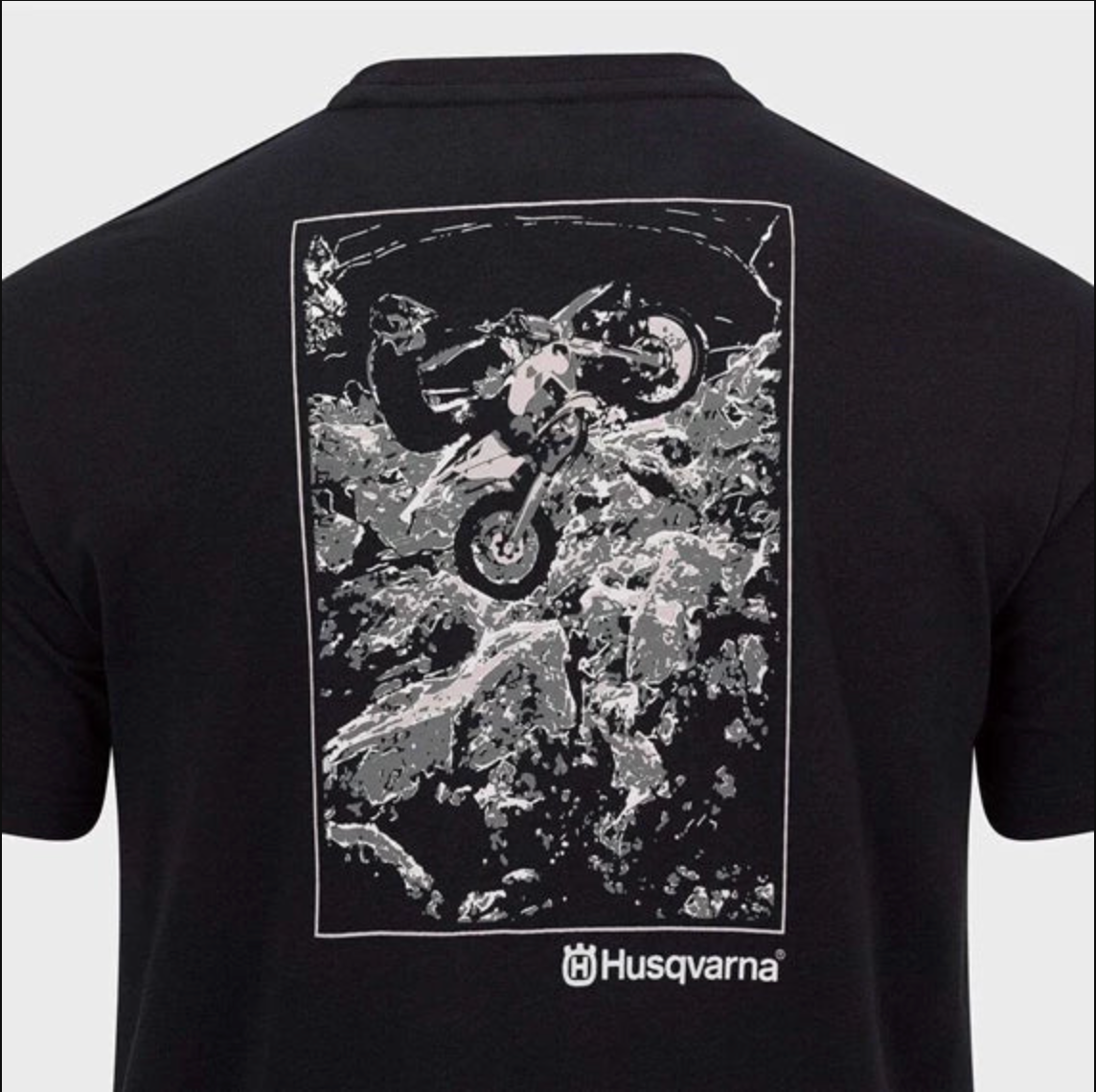 T-shirt HUSQVARNA Duntless nero