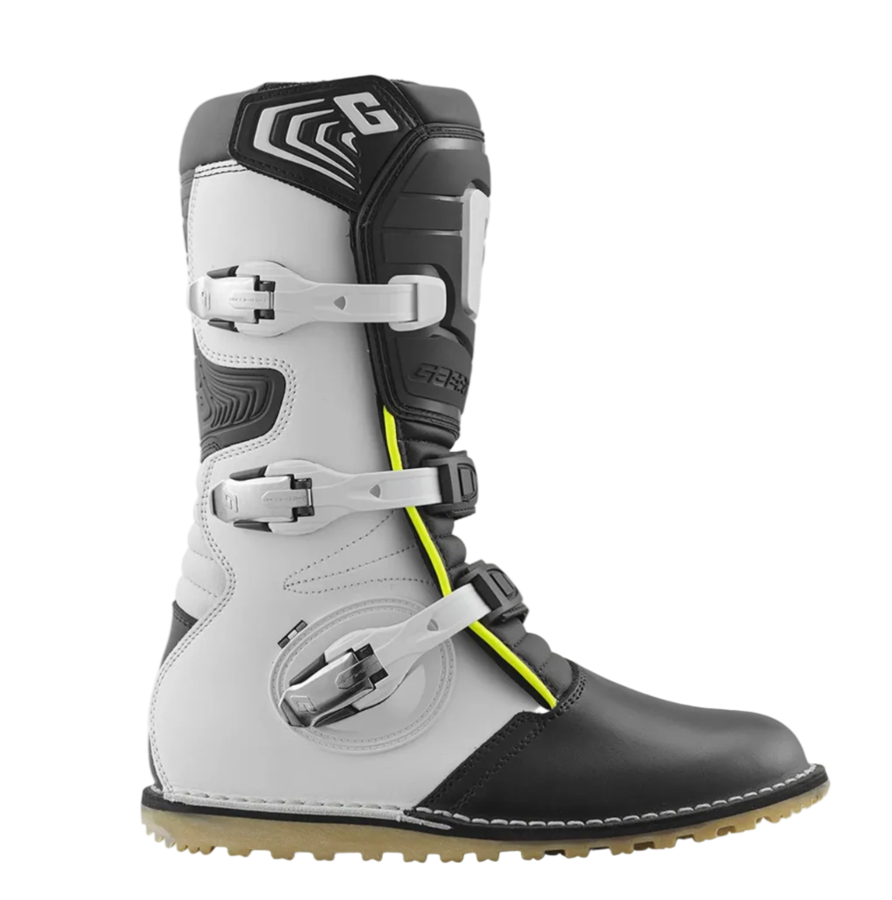 Stivali GAERNE Balance Pro Tech bianco/nero/giallo fluo