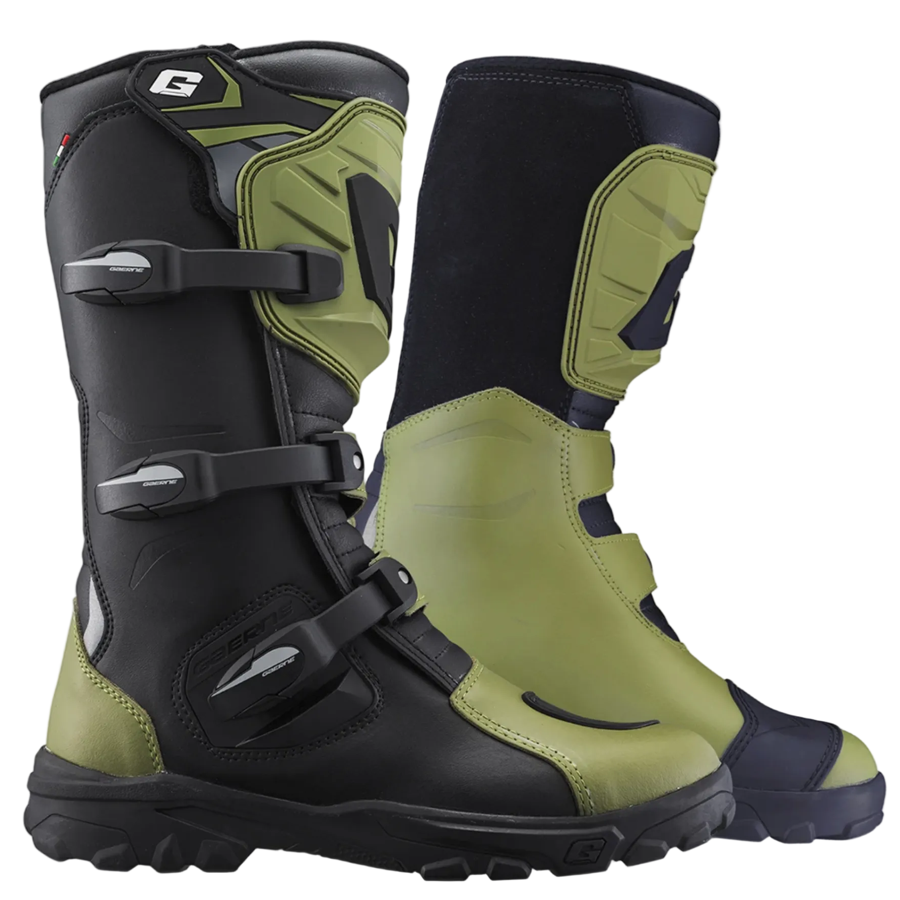 Bottes GAERNE G Adventure Aquatech noires/vertes