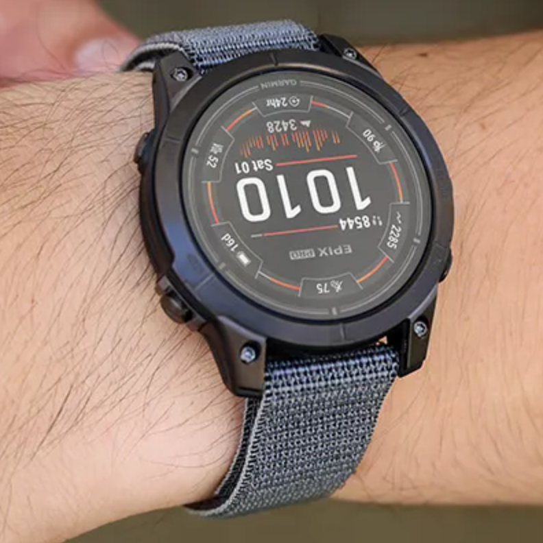 Cinturino orologio GARMIN Ultrafit 2 20mm Nylon grigio