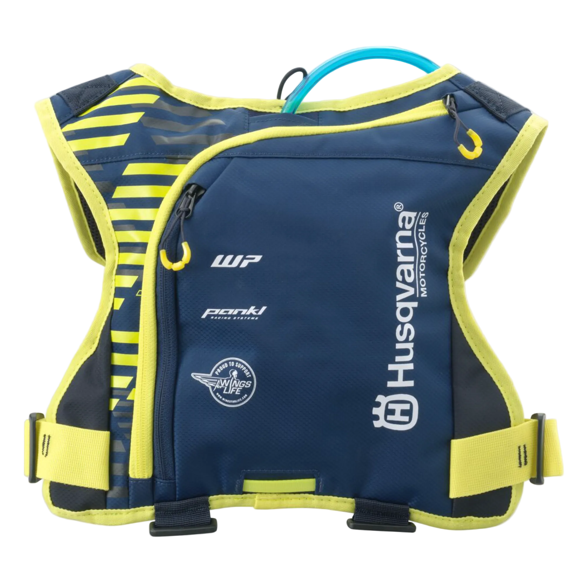 HUSQVARNA backpack H2O Team Erzberg Hydration blue/yellow