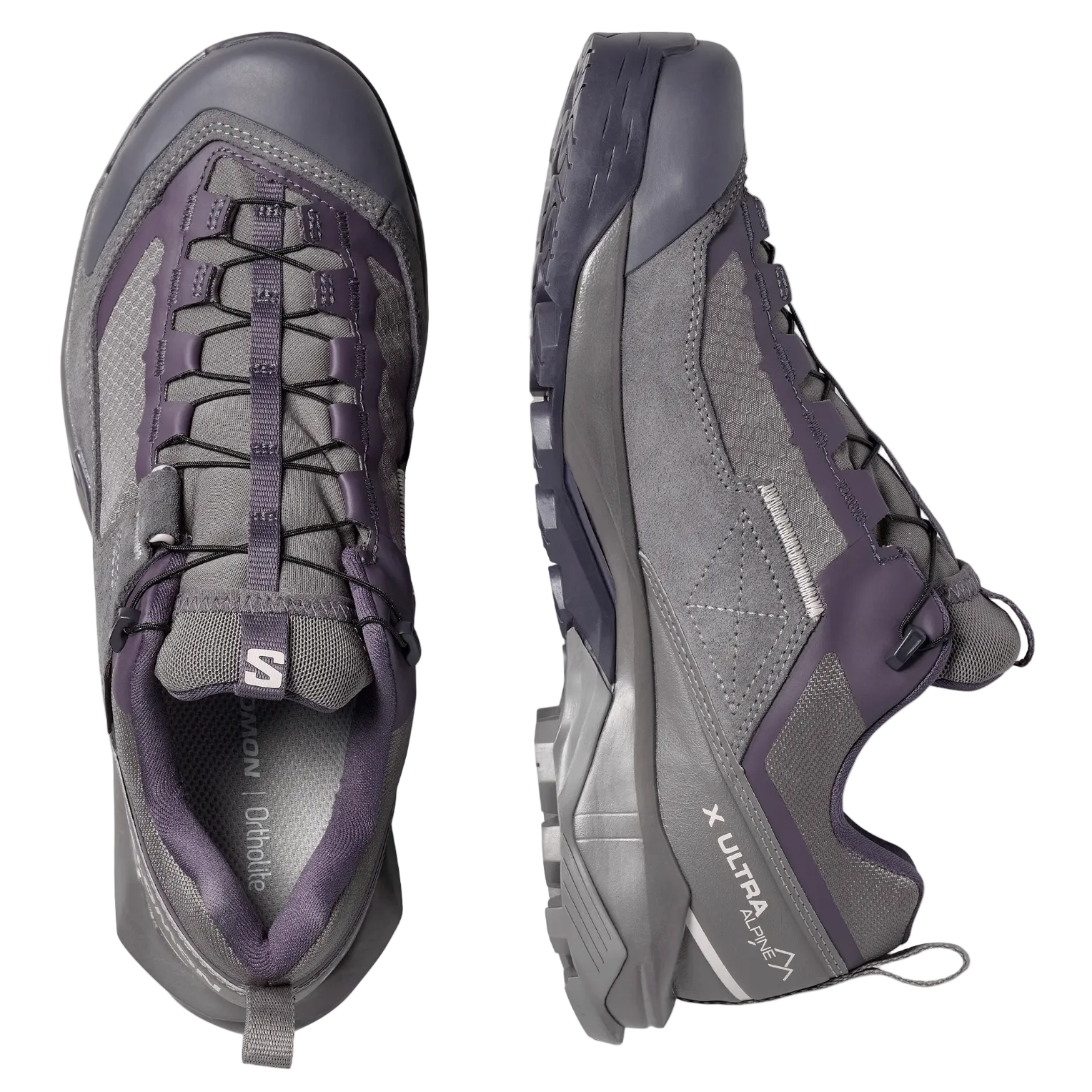 SALOMON sko X Ultra Alpine GTX W dark gull/nine iron/lilac ash