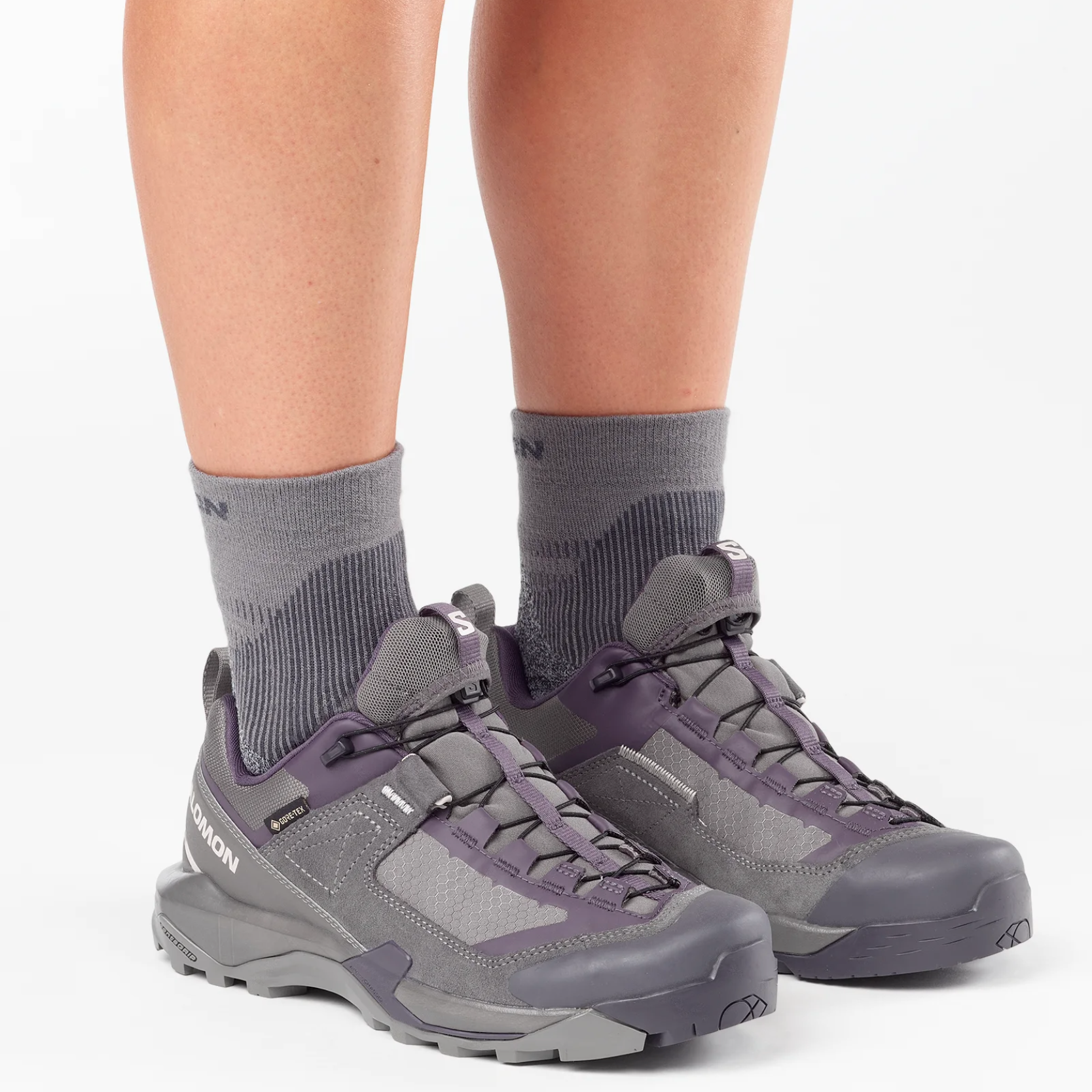SALOMON sko X Ultra Alpine GTX W dark gull/nine iron/lilac ash