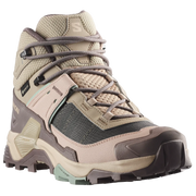 Chaussures SALOMON X Ultra 5 Mid GTX W iron/desert tan/green milieu